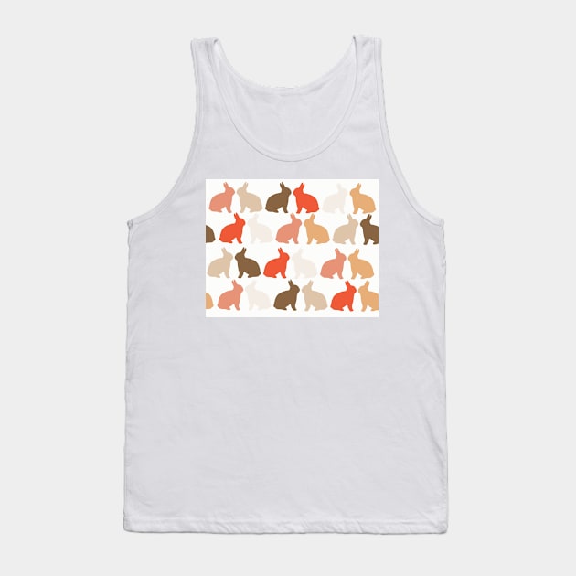 Rabbit Pattern Tank Top by AnimalPatterns